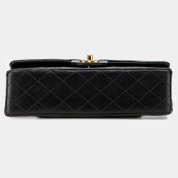 Pre Owned Medium Classic Lambskin Double Flap
