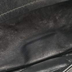 Pre Owned Chanel Metallic Grey Quilted Aged Leather 227 Reissue 2.55 Flap Bag