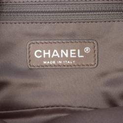 Pre Owned Chanel Blue CC Satin Bow Clutch with Chain