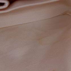 Pre Owned Chanel Black Medium Classic Tweed Striped Ribbon Double Flap