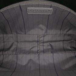 Pre Owned Chanel Black CC Studded Lambskin East West Flap