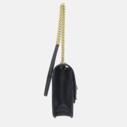 Pre Owned Chanel Coco Mark Calfskin Shoulder Bag