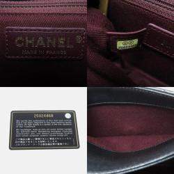 Pre Owned Chanel Coco Mark Calfskin Shoulder Bag
