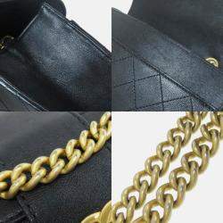 Pre Owned Chanel Coco Mark Calfskin Shoulder Bag
