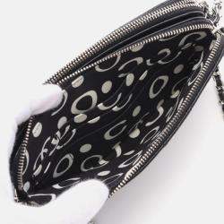 Pre Owned Chanel Matelasse Black Leather Shoulder Bag
