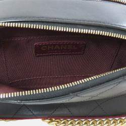 Pre Owned Chanel Button Up Calfskin Camera Case 