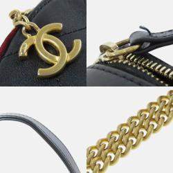Pre Owned Chanel Button Up Calfskin Camera Case 