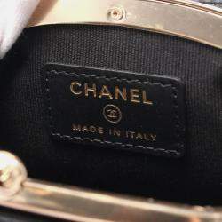 Pre Owned Chanel Matelasse Black Leather Shoulder Bag