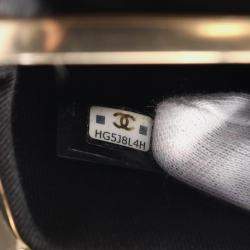 Pre Owned Chanel Matelasse Black Leather Shoulder Bag