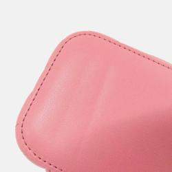 Pre Owned Chanel Pearl Crush Pink Leather Vanity Shoulder Bag