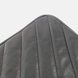 Pre Owned Chanel CC Tassle Black Leather Shoulder Bag