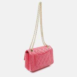 Pre Owned Chanel 2.55 Calfskin Leather Shoulder Bag