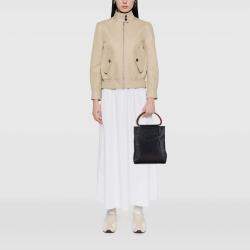Pre Owned Chanel Black CC Caviar Wood Top Handle Tote