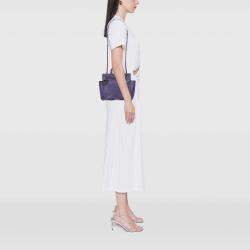 مملوكة مسبقًا Chanel Purple Small CC Quilted Calfskin Pocket Tote