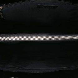 Pre Owned Chanel Black Patent Grand Shopping Tote