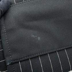 Pre Owned حقيبة شانتوت شانيل دوفيل 2واي قماش جلد سوداء/بيضاء حجم مم