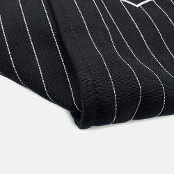 Pre Owned حقيبة شانتوت شانيل دوفيل 2واي قماش جلد سوداء/بيضاء حجم مم