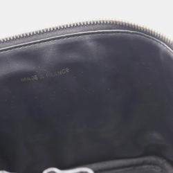 Pre Owned Chanel Coco Mark Vanity Black  Leather Grained Calfskin Handbag GHW