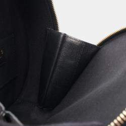 Pre Owned Chanel Matelasse Black Lambskin Chain Shoulder Bag GHW 
