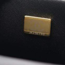 Pre Owned Chanel Boy Chanel Small Black Lambskin Shoulder Bag GHW 