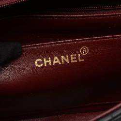Pre Owned Chanel Mademoiselle Black Lambskin GHW Crossbody Chain Shoulder Bag