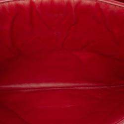 Pre Owned Chanel Red Reissue 2.55 Aged Calfskin Double Flap 227