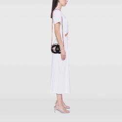 Pre Owned Chanel Multicolor Tweed and Lambskin Coco Midnight Camera Bag