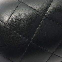 Pre Owned Chanel Black Quilted Lambskin CC Bubble Vanity Case With Chain