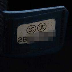 Pre Owned Chanel Blue CC Quilted Denim Vanity Bag