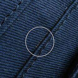 Pre Owned Chanel Blue CC Quilted Denim Vanity Bag