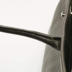 Pre Owned Chanel Metallic Leather XL Executive Cerf Tote