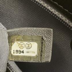 Pre Owned Chanel Metallic Leather XL Executive Cerf Tote