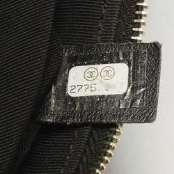 Pre Owned Chanel Black Quilted Leather All About Waist Belt Bag 