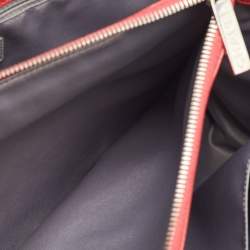 Pre Owned Chanel Red Quilted Caviar Leather GST Shopper Tote