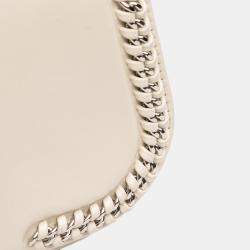 Pre Owned Chanel White Small Calfskin Braided Chic Flap