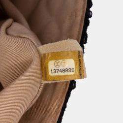 Pre Owned Chanel Black Medium Classic Tweed Single Flap Bag