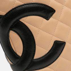 Pre Owned Chanel Brown Lambskin Cambon Ligne Crossbody