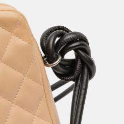 Pre Owned Chanel Brown Lambskin Cambon Ligne Crossbody