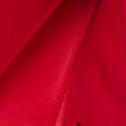 Pre Owned Chanel Pink Quilted Leather Medium Classic Double Flap Bag