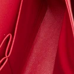 Pre Owned Chanel Pink Quilted Leather Medium Classic Double Flap Bag