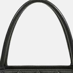 Pre Owned Chanel Black Caviar Medallion Tote
