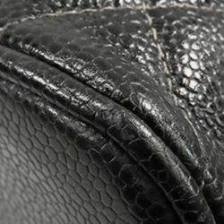 Pre Owned Chanel Black Caviar Medallion Tote