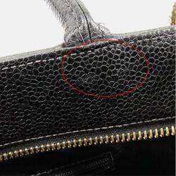 Pre Owned Chanel Black Caviar Medallion Tote