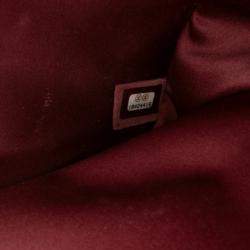 Pre Owned Chanel Red Medium Quilted Lambskin Citizen Flap