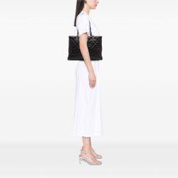 Pre Owned Chanel Black Caviar Grand Shopping Tote