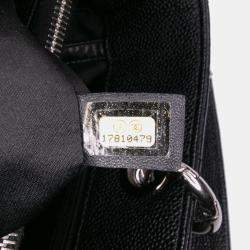 Pre Owned Chanel Black Caviar Grand Shopping Tote