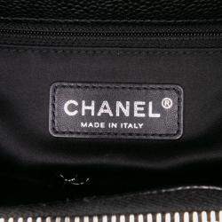 Pre Owned Chanel Black Caviar Grand Shopping Tote