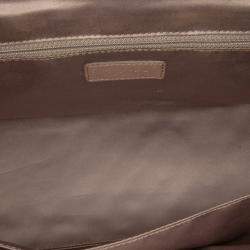 Pre Owned Chanel Grey Petite Crinkled Calfskin Timeless Tote
