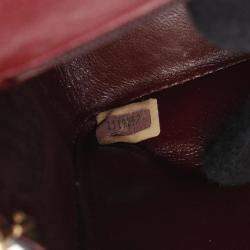 Pre Owned Chanel Matelasse Single Flap Navy Lambskin Leather Shoulder Bag