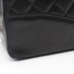 Pre Owned Chanel 31 Black Lambskin Leather Shoulder Bag